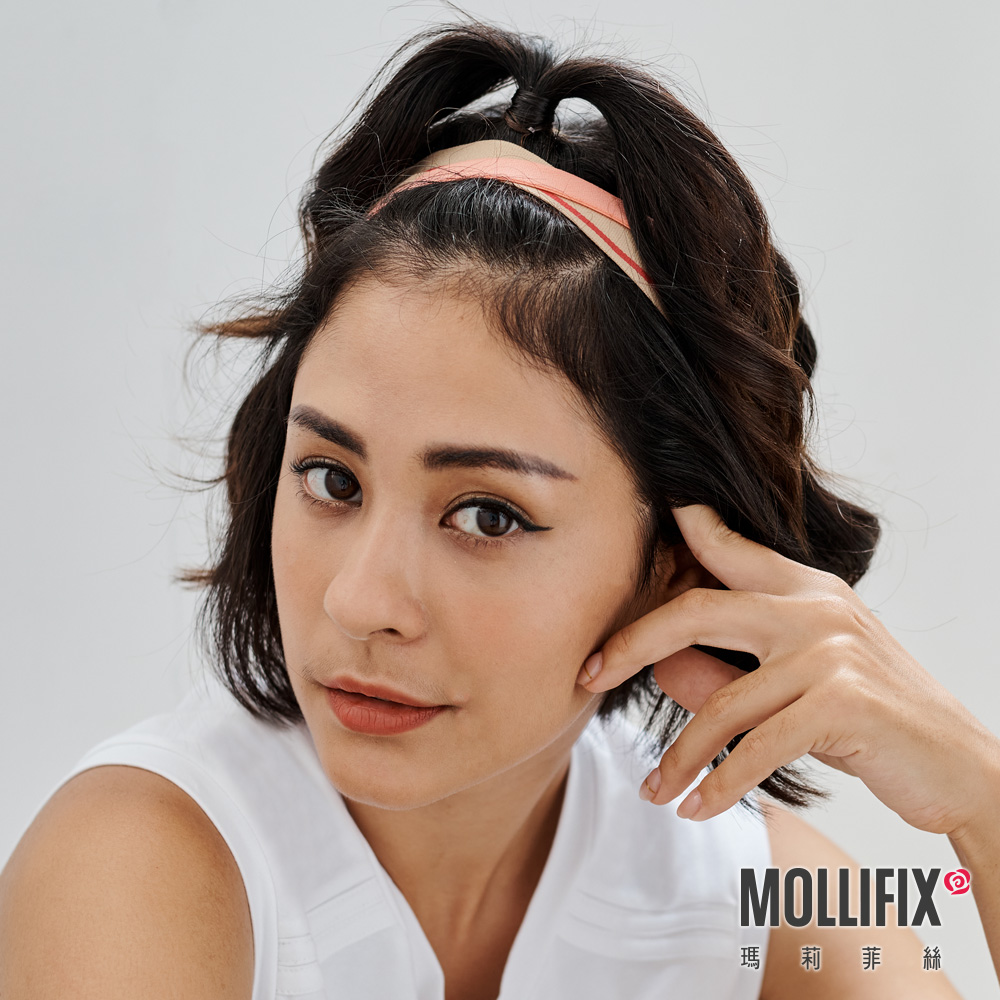 MOLLIFIX 彈性運動髮帶 3入組