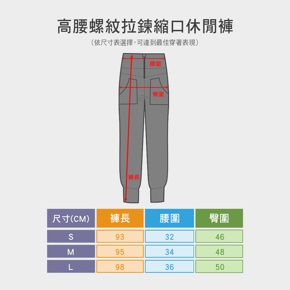 MOLLIFIX 高腰螺紋拉鍊縮口休閒褲