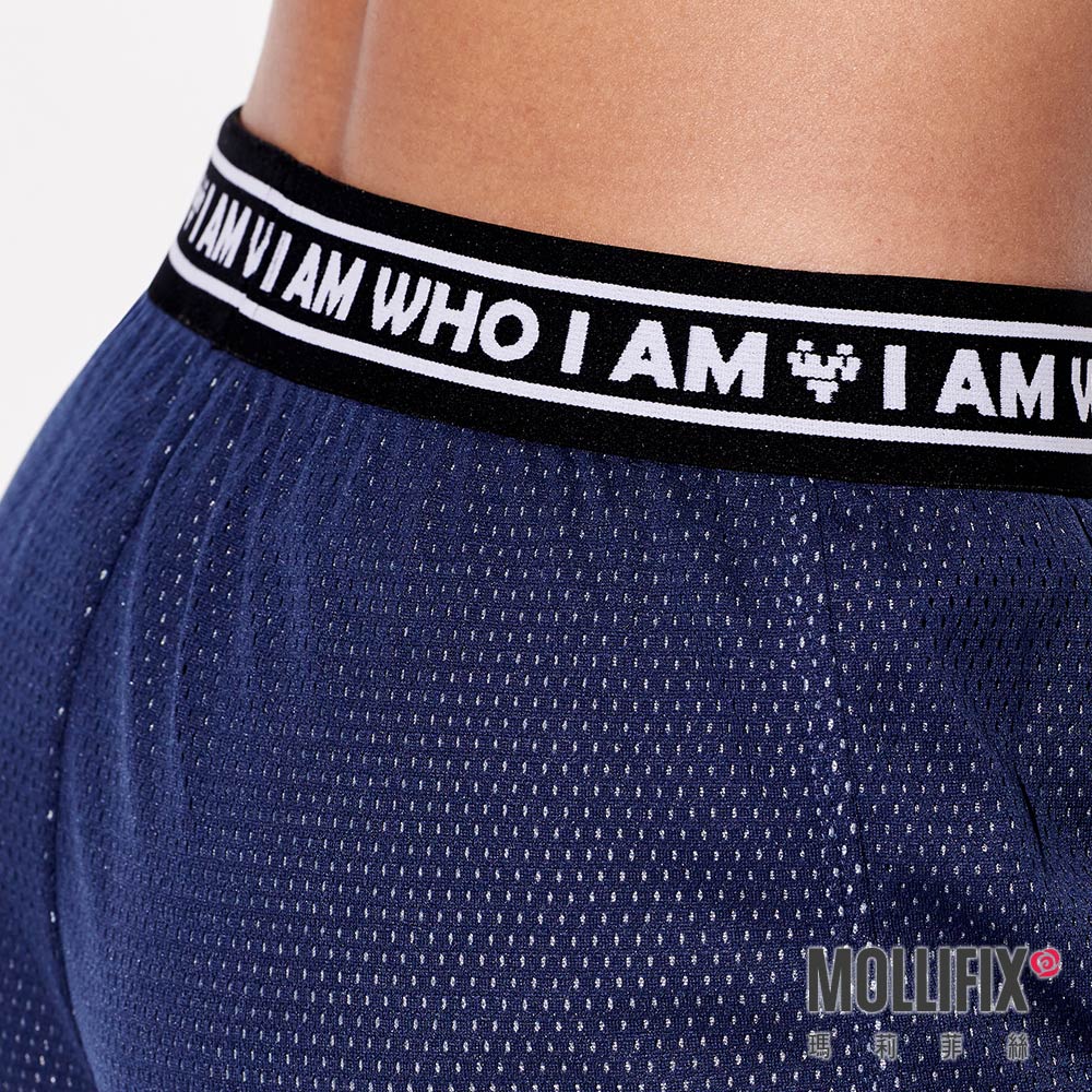 MOLLIFIX 褲頭織帶玩色運動短褲