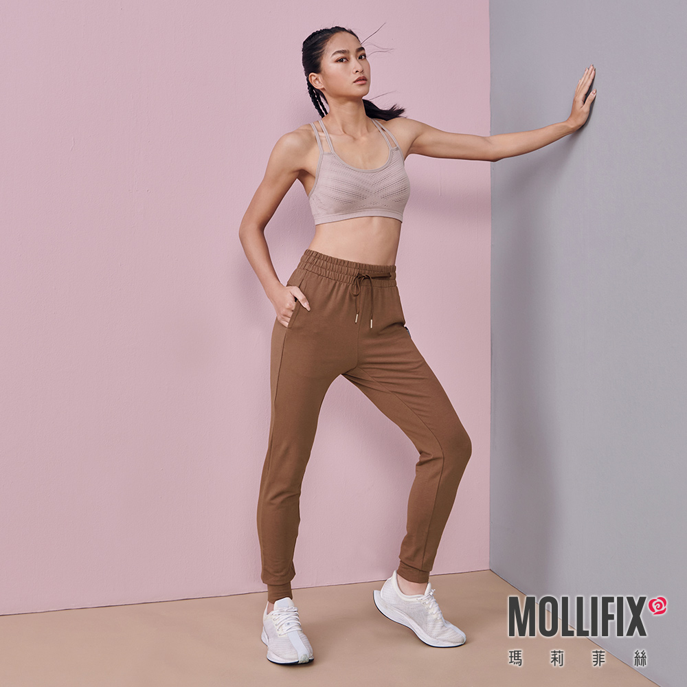 MOLLIFIX 簡約修身縮口運動褲