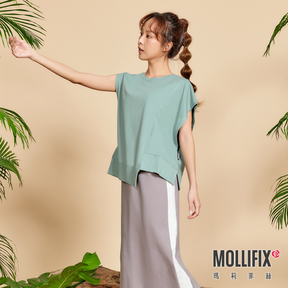 MOLLIFIX 不對稱造型休閒背心