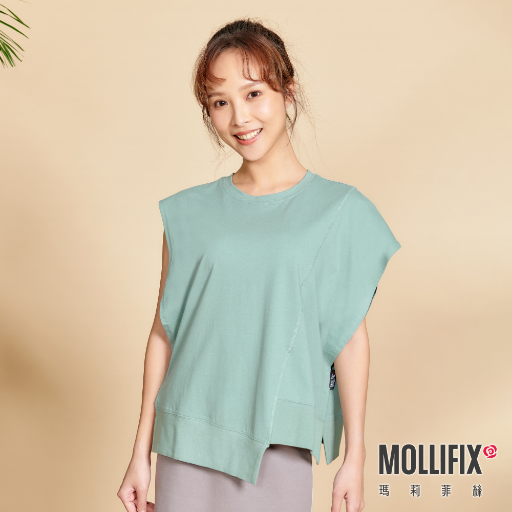 MOLLIFIX 不對稱造型休閒背心