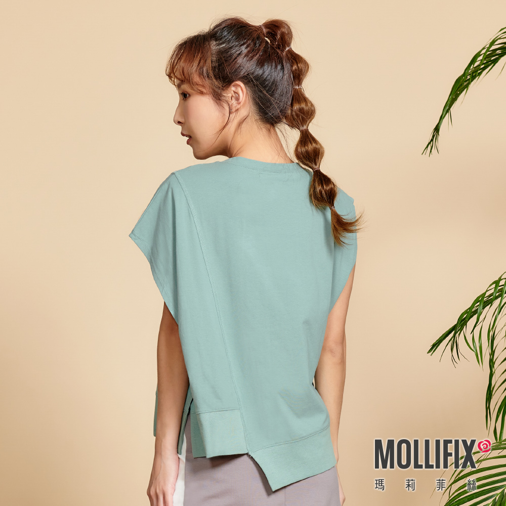 MOLLIFIX 不對稱造型休閒背心