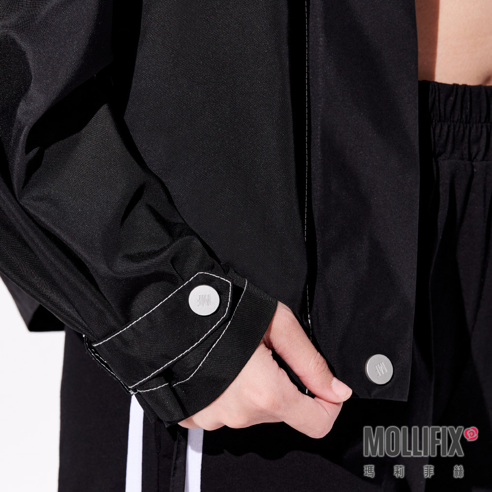 MOLLIFIX 斗篷式防潑水連帽外套
