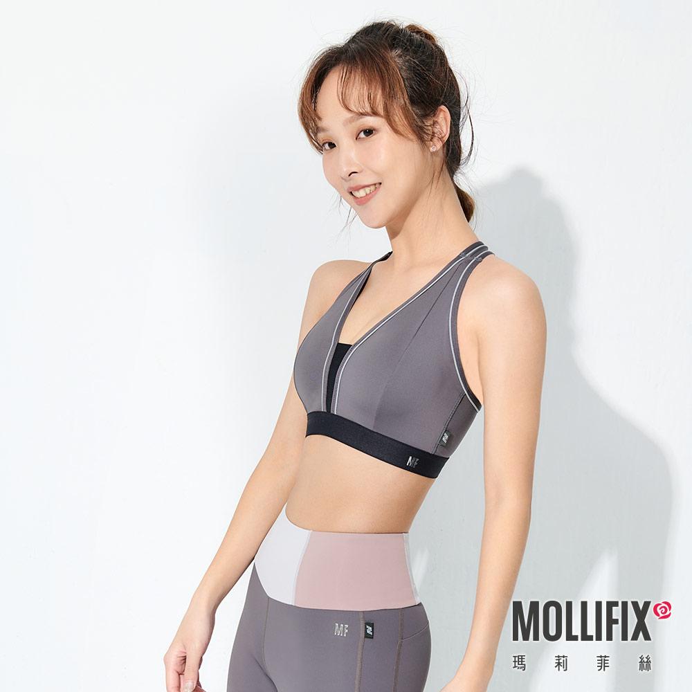 MOLLIFIX TRULY 高強度V領美背運動內衣