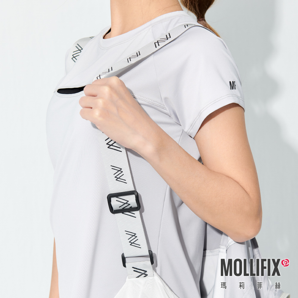 MOLLIFIX TRULY網紗拼接防曬連帽外套