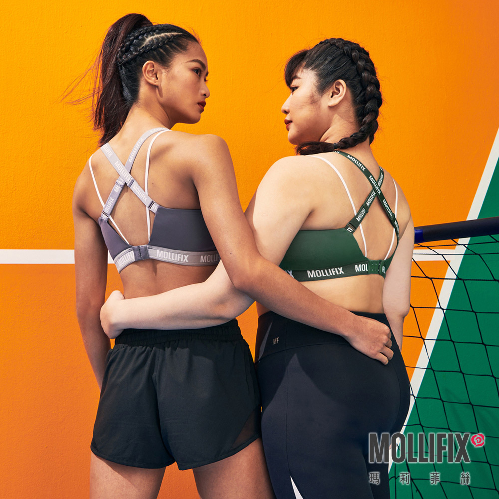 MOLLIFIX 3D防震交錯肩帶運動內衣