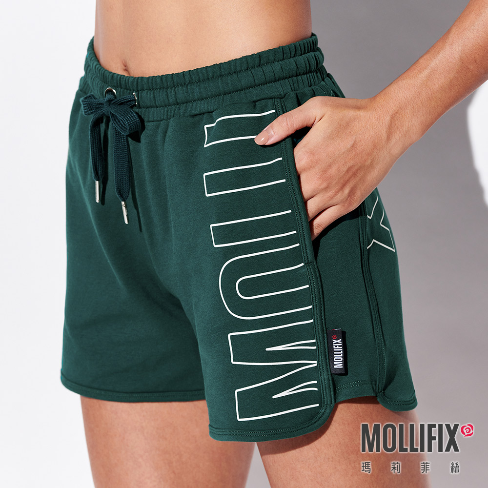 MOLLIFIX 街頭經典LOGO休閒短褲