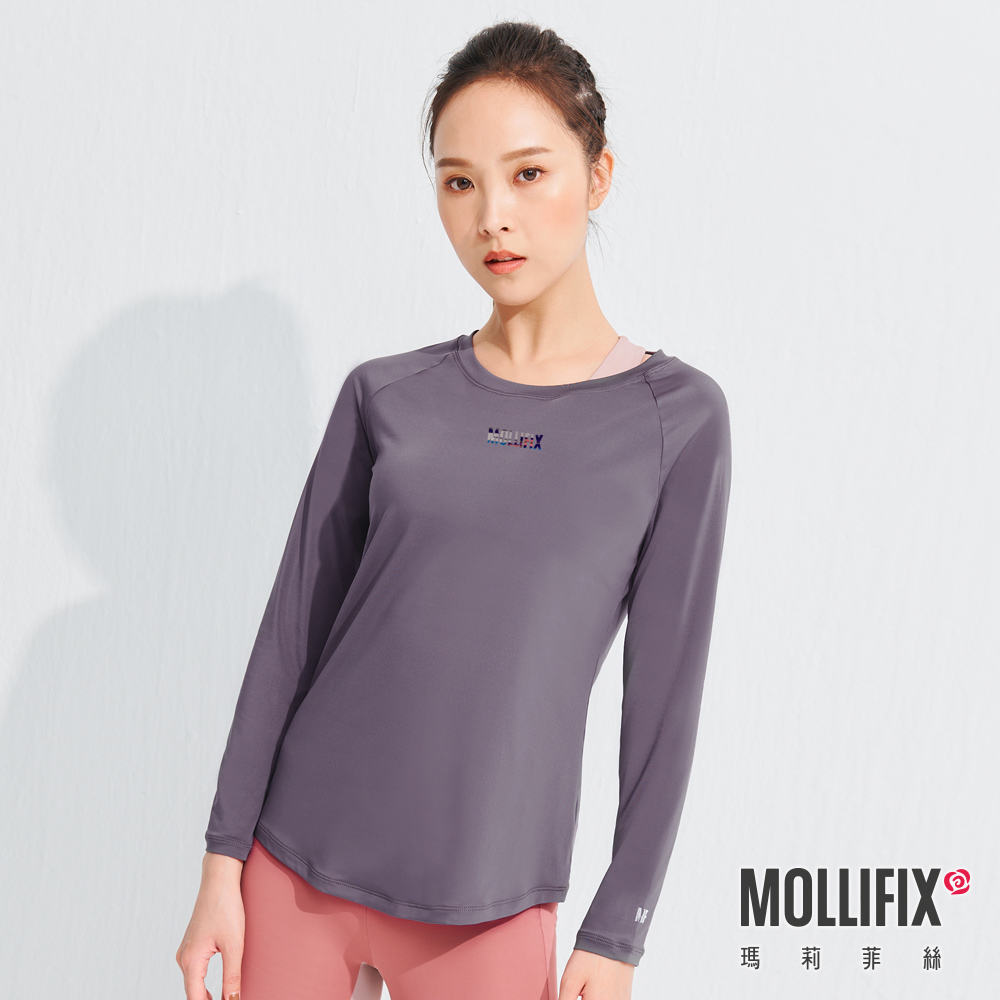 MOLLIFIX 經典LOGO長袖訓練上衣