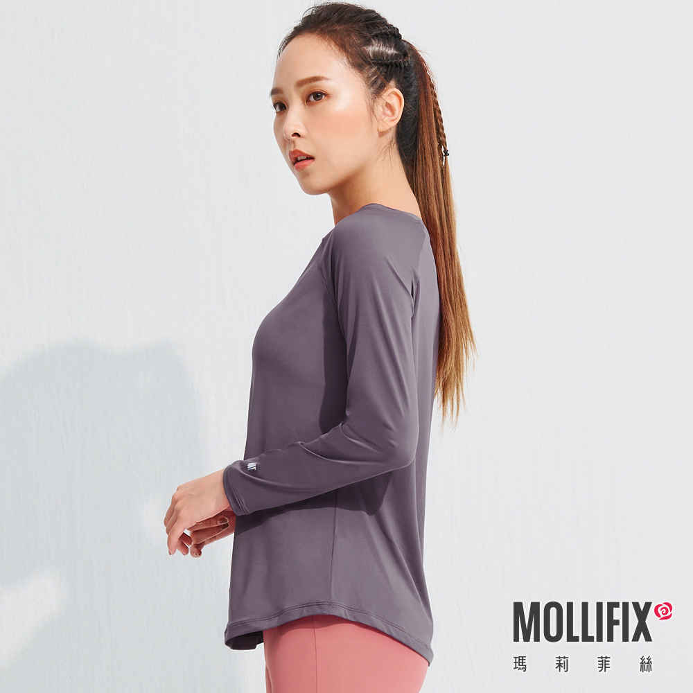 MOLLIFIX 經典LOGO長袖訓練上衣
