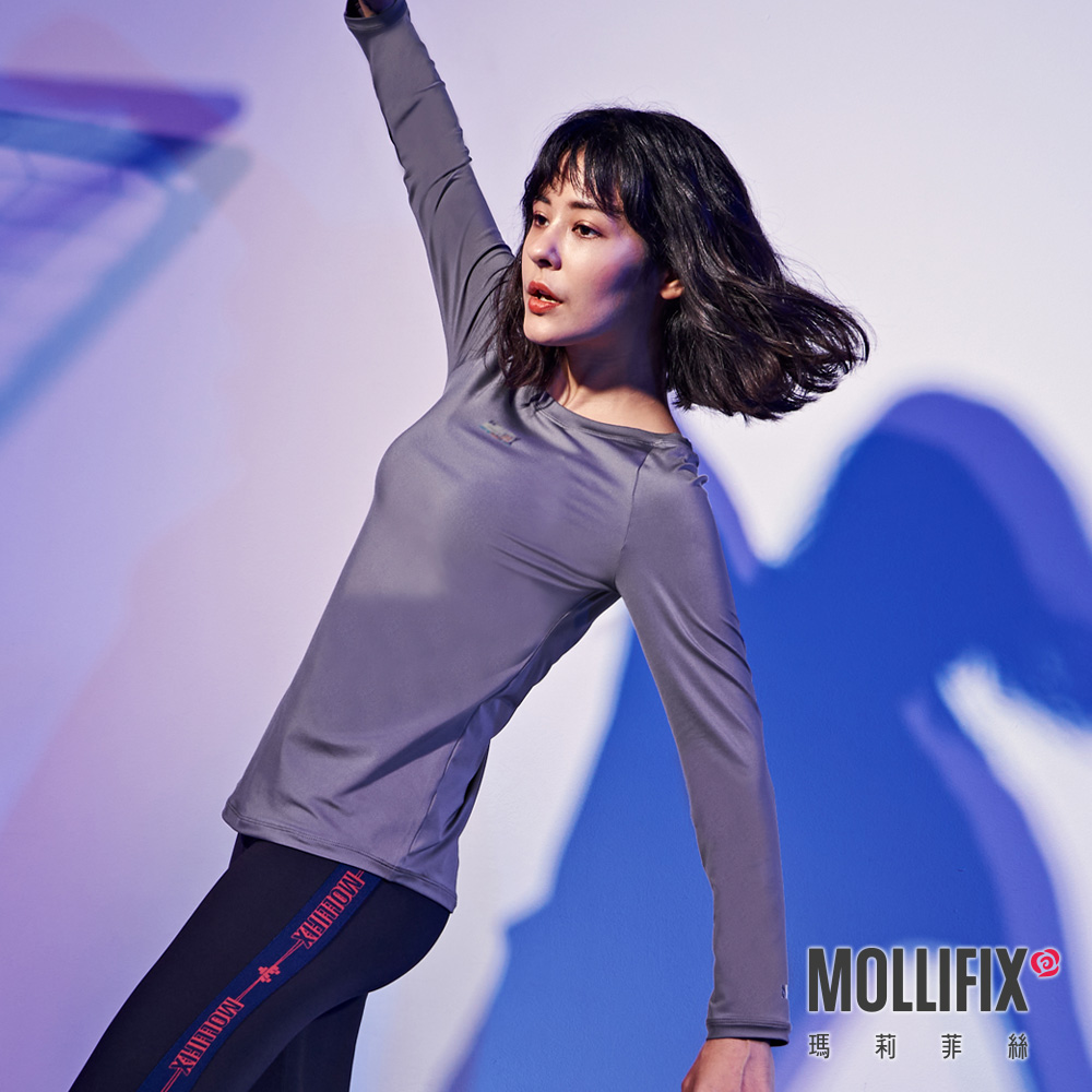 MOLLIFIX 經典LOGO長袖訓練上衣