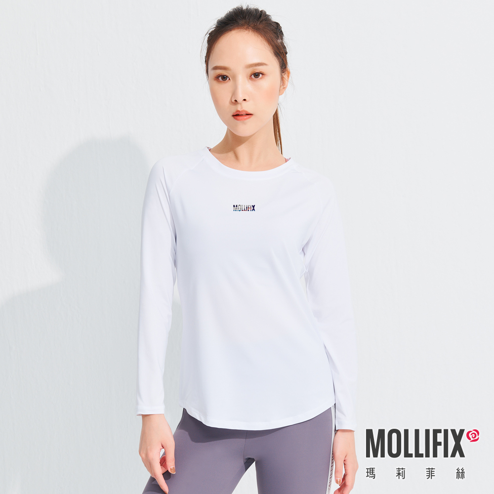 MOLLIFIX 經典LOGO長袖訓練上衣