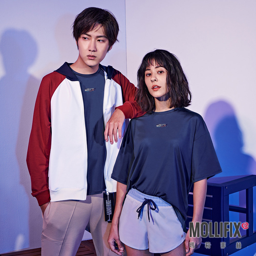 MOLLIFIX 經典LOGO寬版短袖上衣