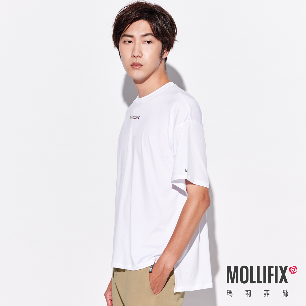 MOLLIFIX 經典LOGO寬版短袖上衣
