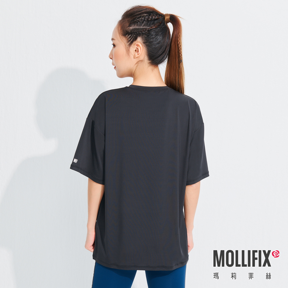 MOLLIFIX 經典LOGO寬版短袖上衣