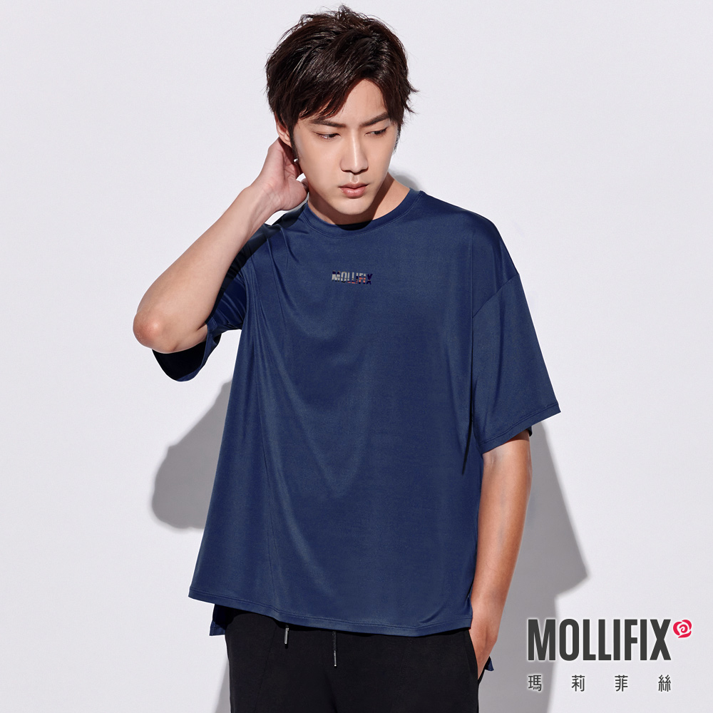MOLLIFIX 經典LOGO寬版短袖上衣