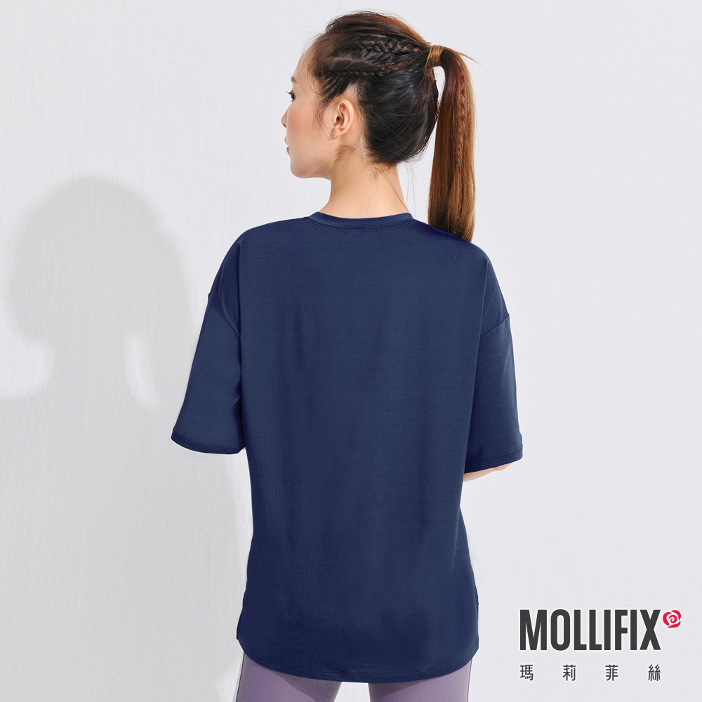 MOLLIFIX 經典LOGO寬版短袖上衣