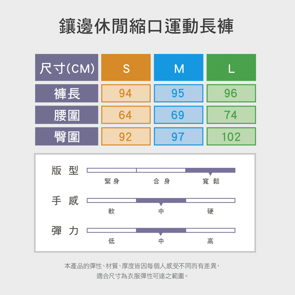 MOLLIFIX 鑲邊休閒縮口運動長褲