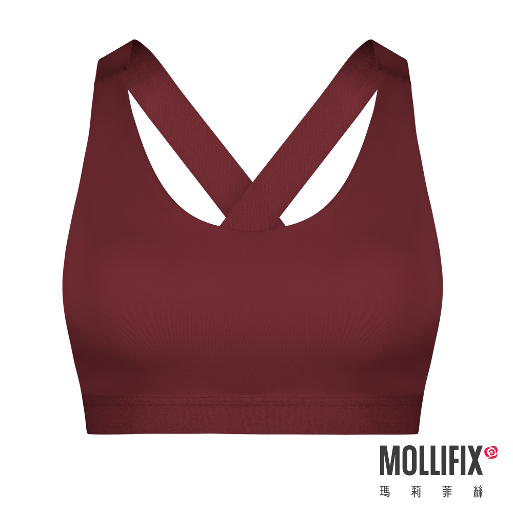 MOLLIFIX 簡約小V領運動內衣