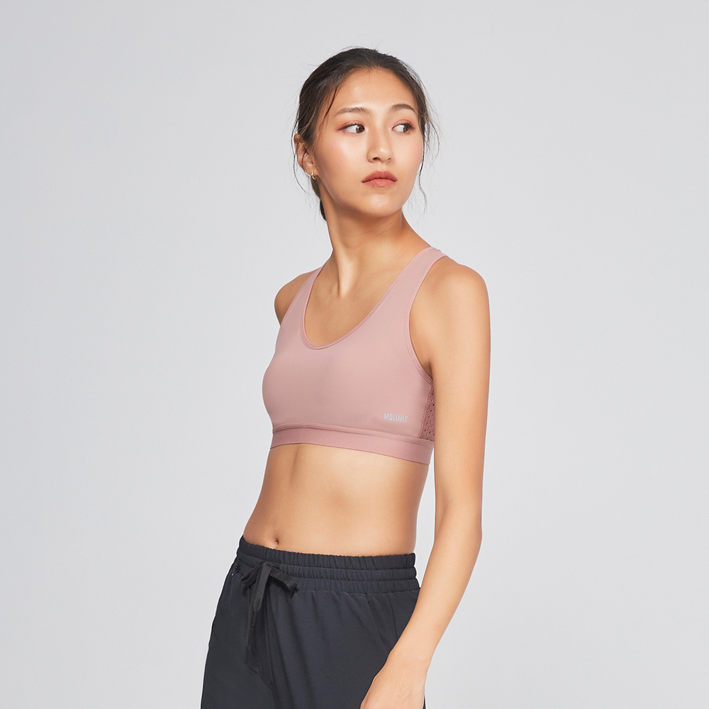 MOLLIFIX 交叉美背洞洞運動內衣