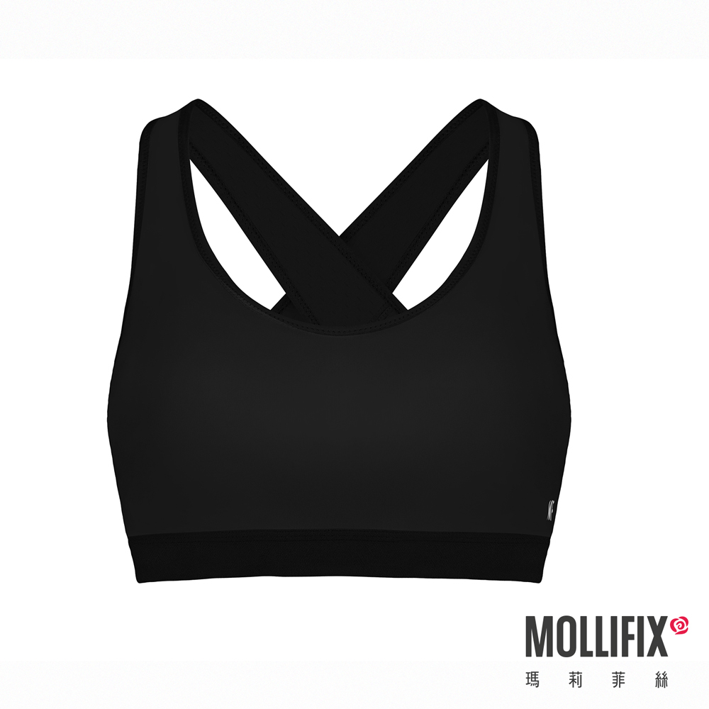 MOLLIFIX 交叉美背洞洞運動內衣