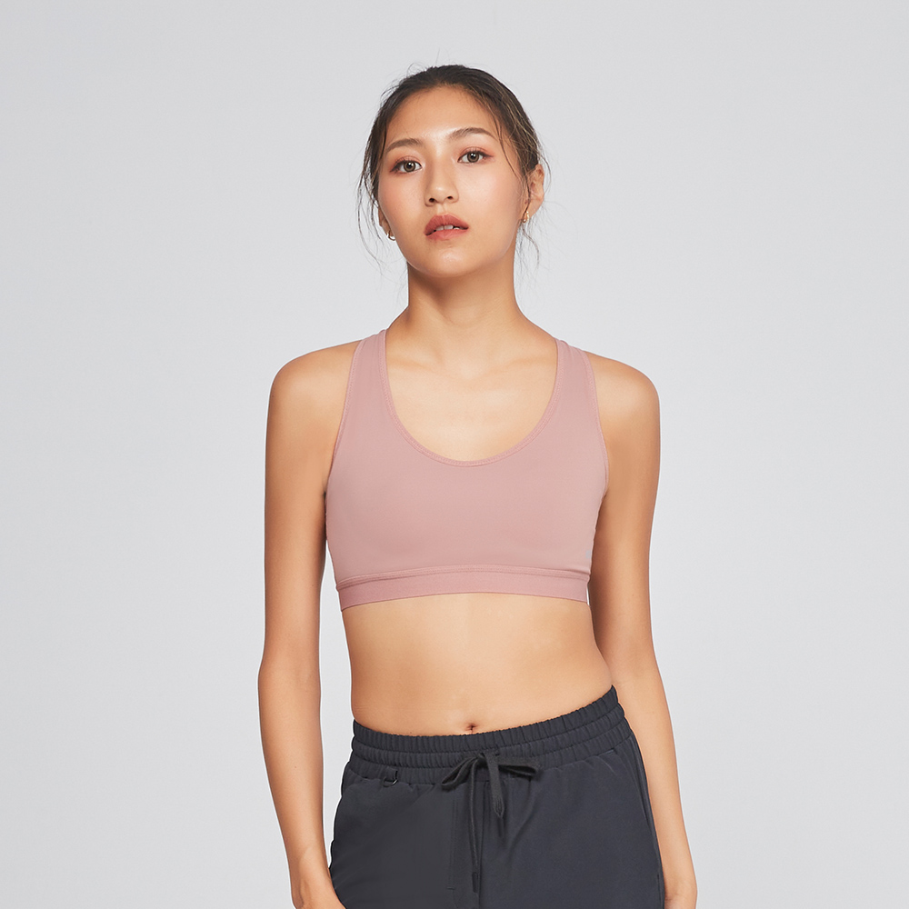 MOLLIFIX 交叉美背洞洞運動內衣