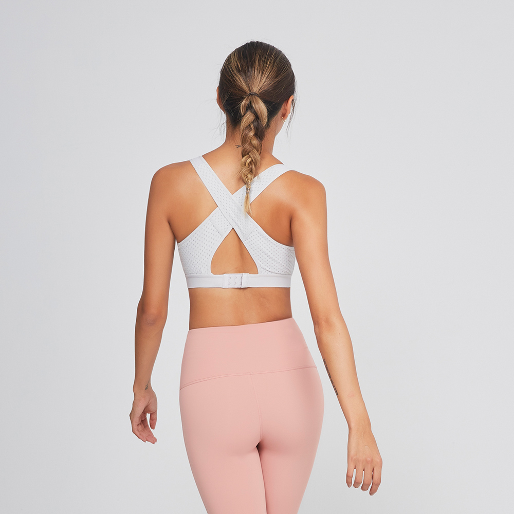 MOLLIFIX 交叉美背洞洞運動內衣