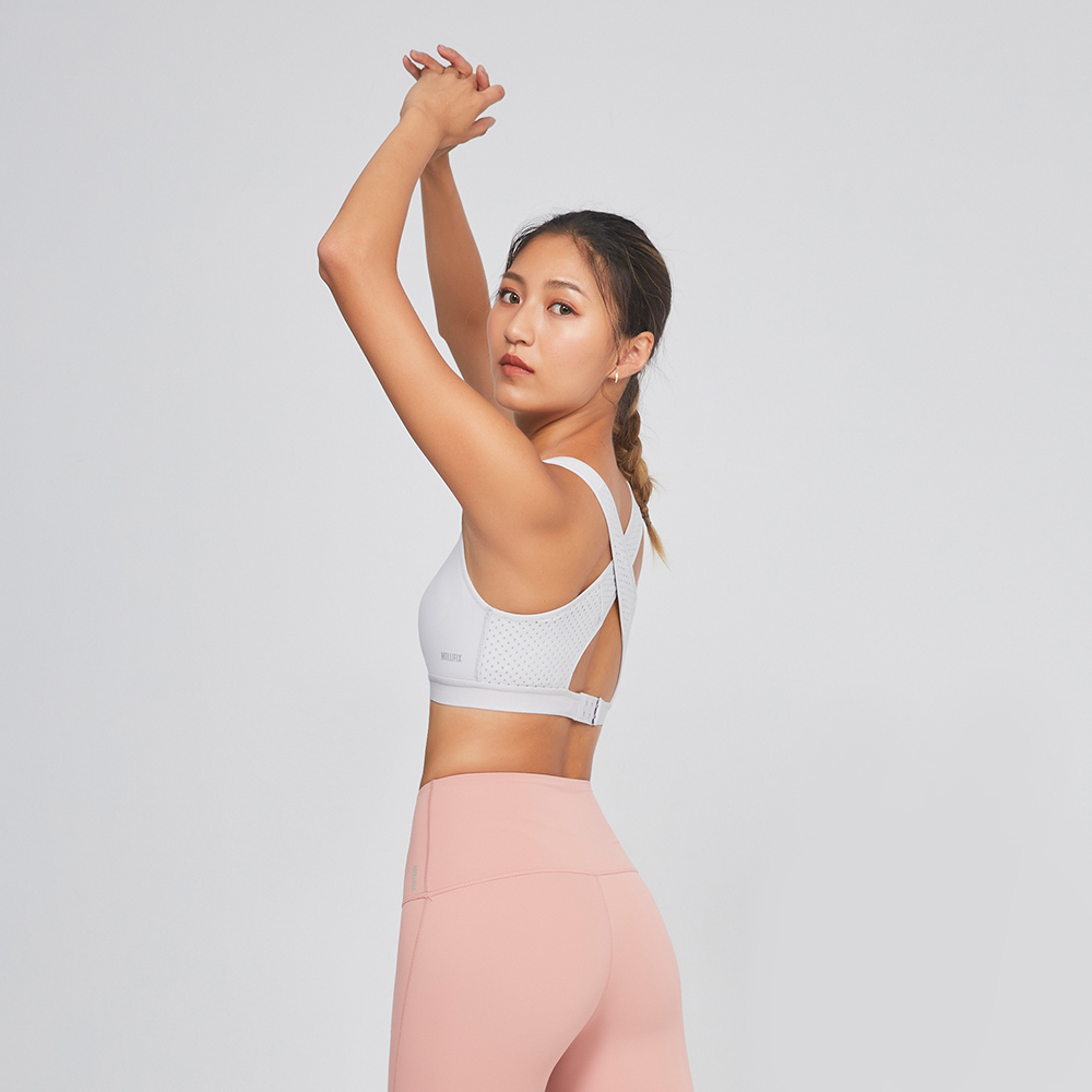 MOLLIFIX 交叉美背洞洞運動內衣