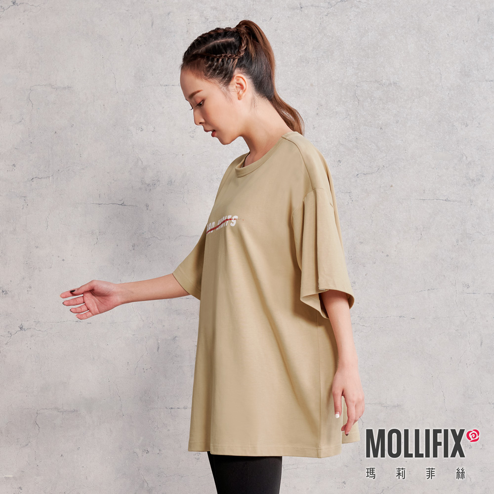 MOLLIFIX 壞習慣厚磅短袖上衣