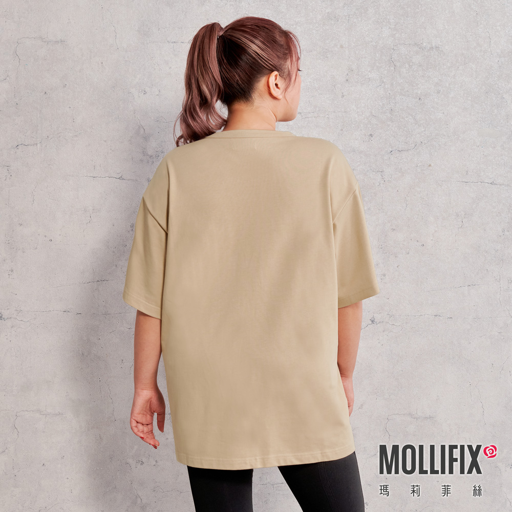 MOLLIFIX 壞習慣厚磅短袖上衣