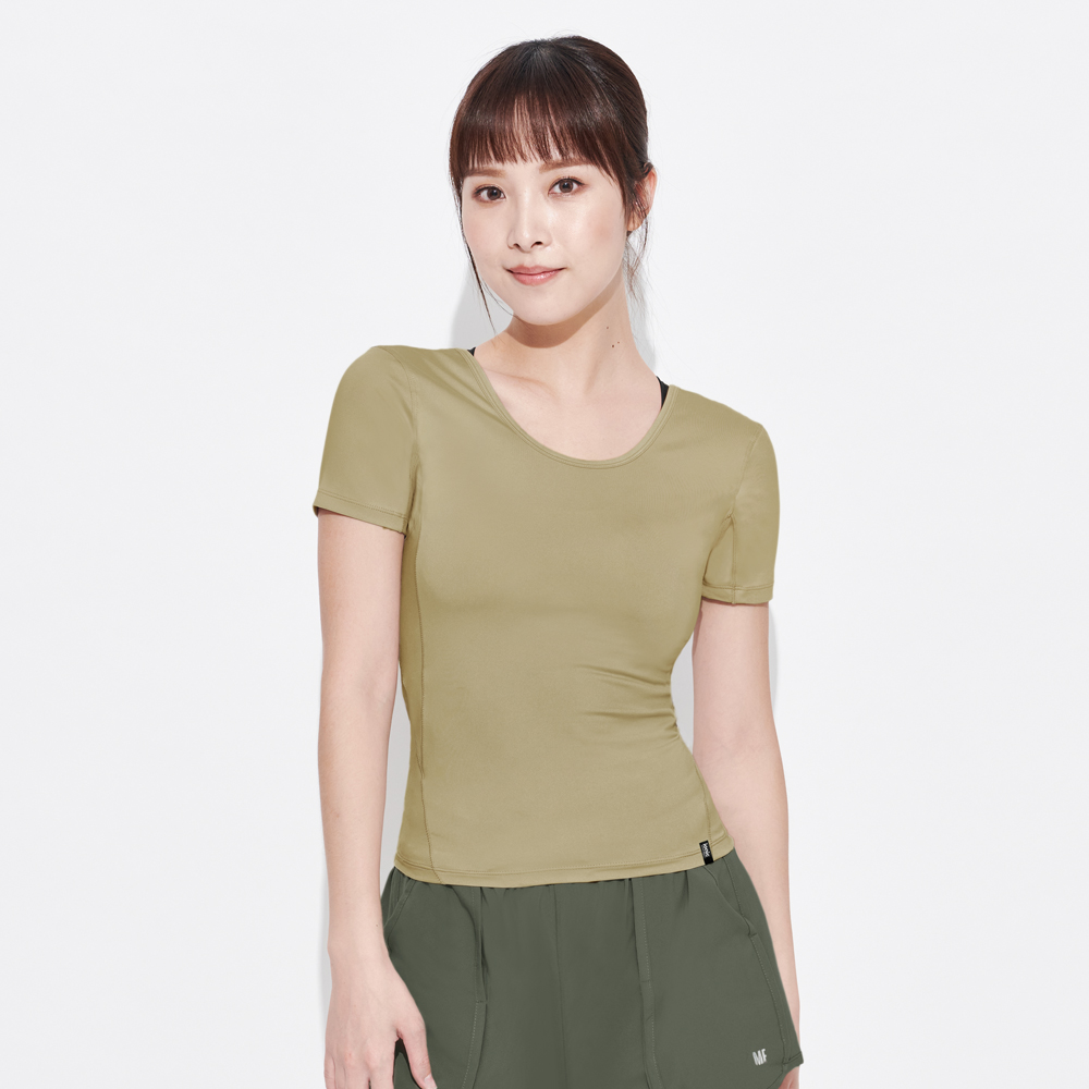 MOLLIFIX 合身U領短袖上衣