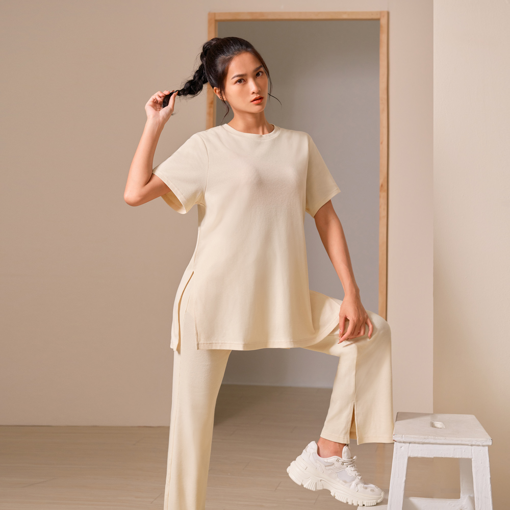 MOLLIFIX 長版寬鬆休閒套裝(上衣)