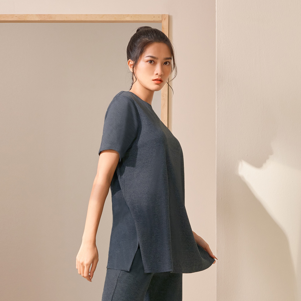 MOLLIFIX 長版寬鬆休閒套裝(上衣)