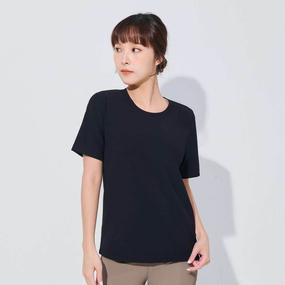 MOLLIFIX TRULY坑條厚磅短袖上衣