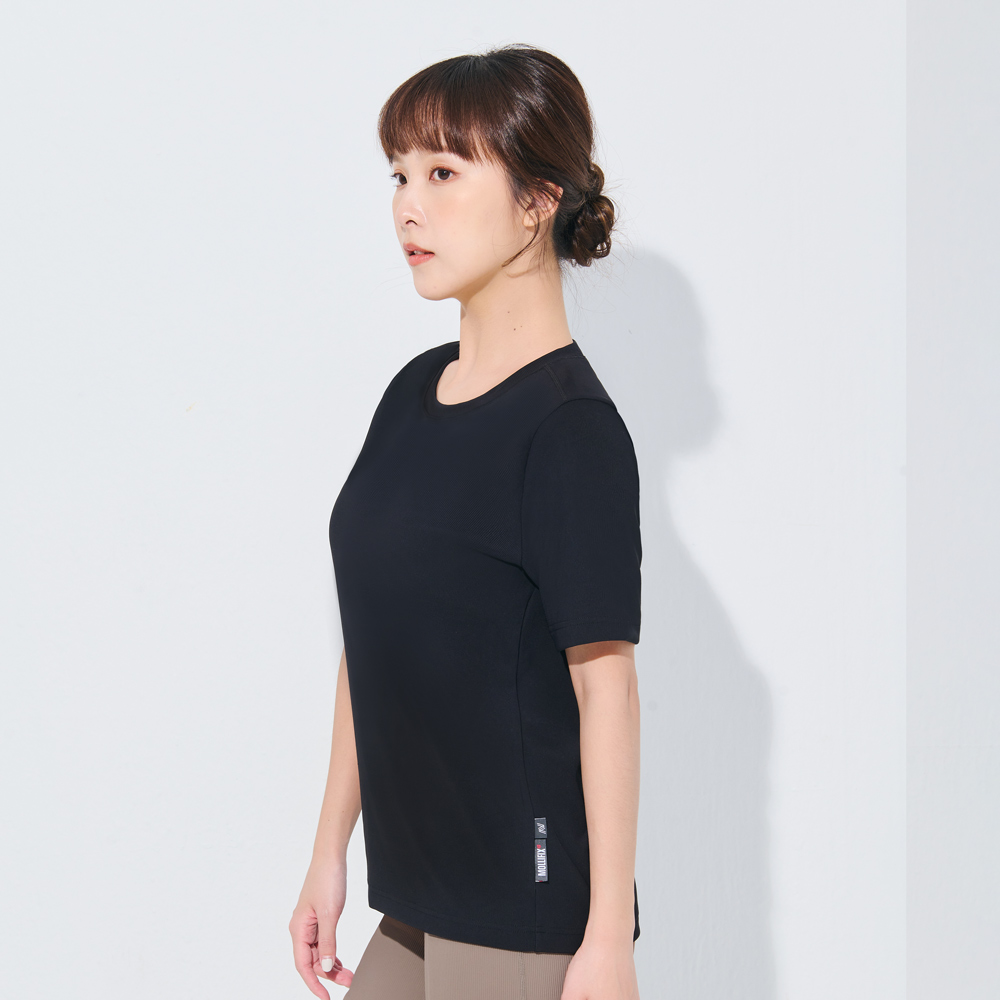 MOLLIFIX TRULY坑條厚磅短袖上衣