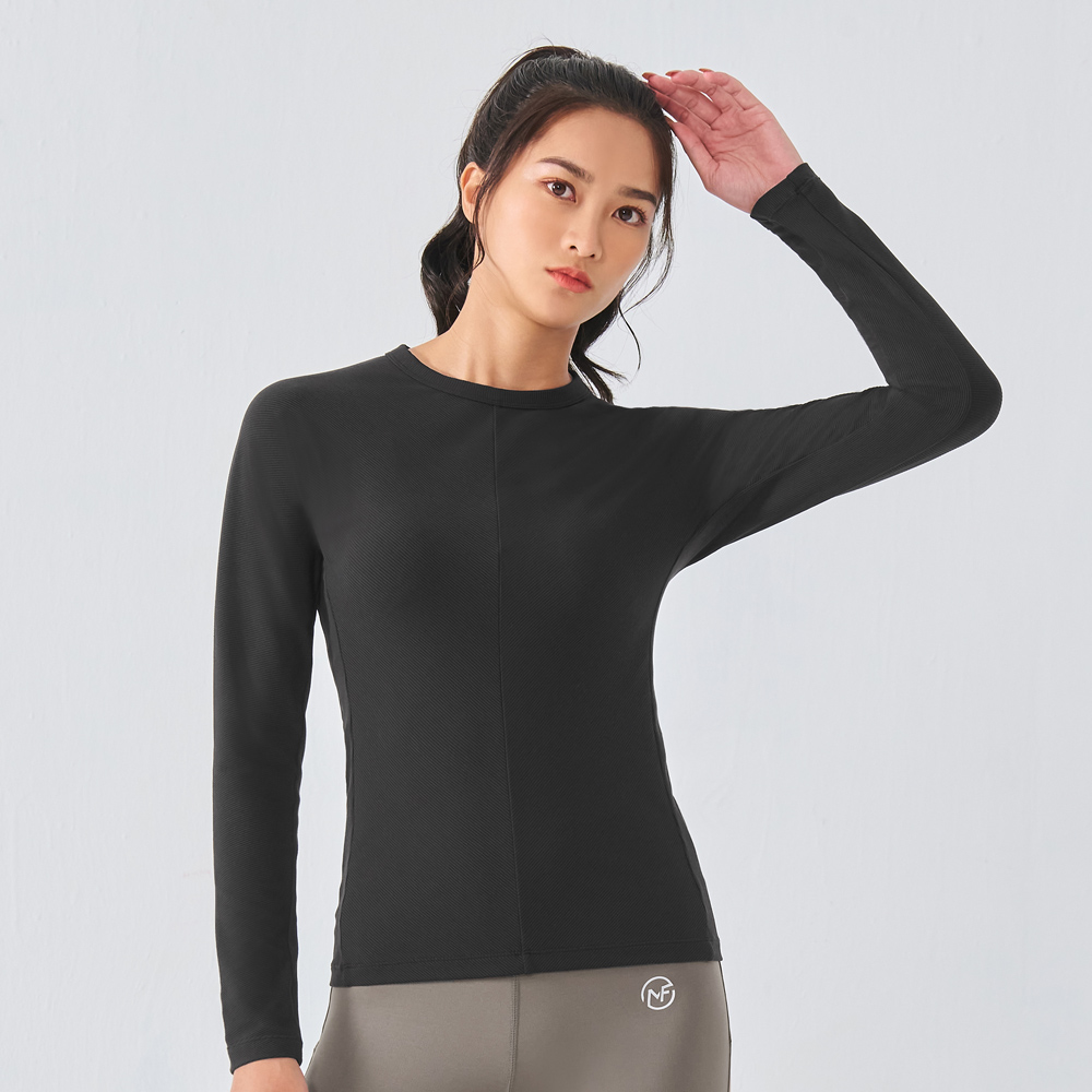 MOLLIFIX V形對稱合身長袖訓練上衣