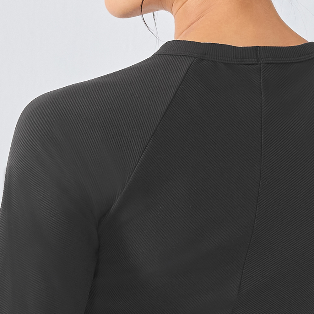 MOLLIFIX V形對稱合身長袖訓練上衣