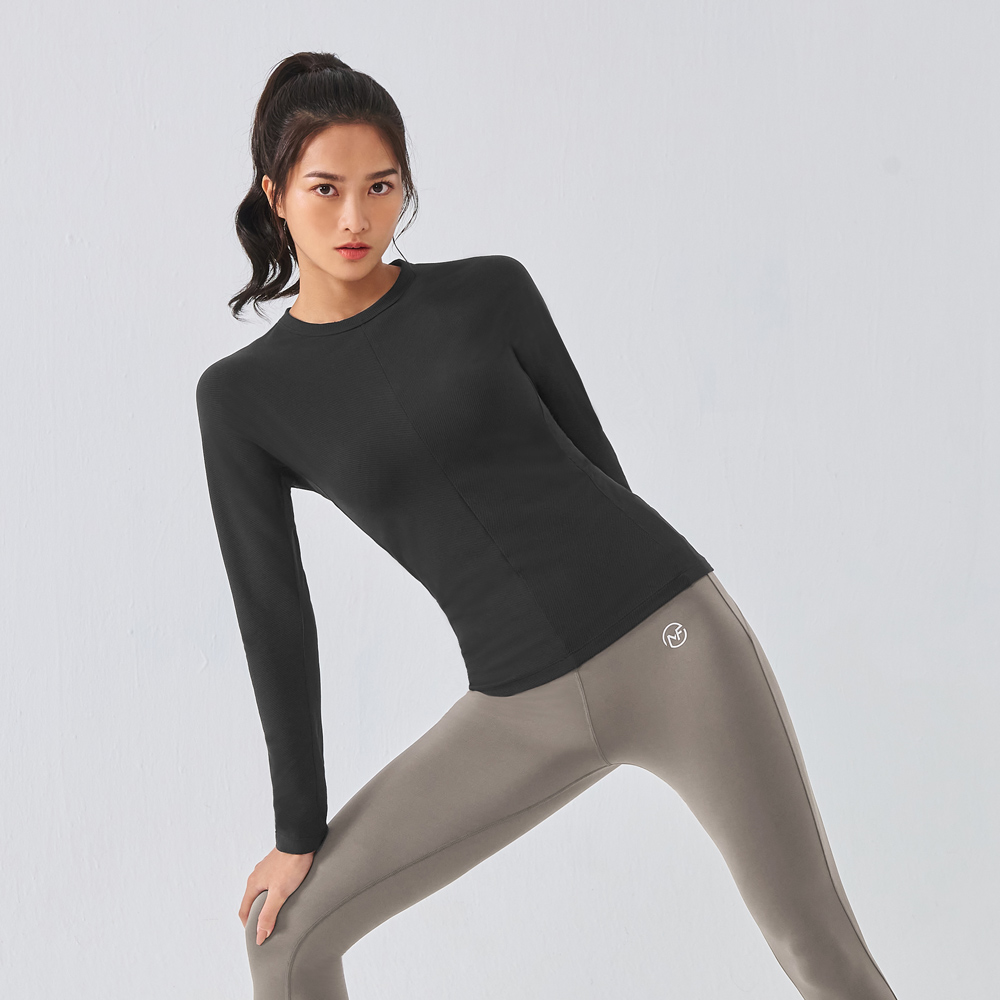 MOLLIFIX V形對稱合身長袖訓練上衣