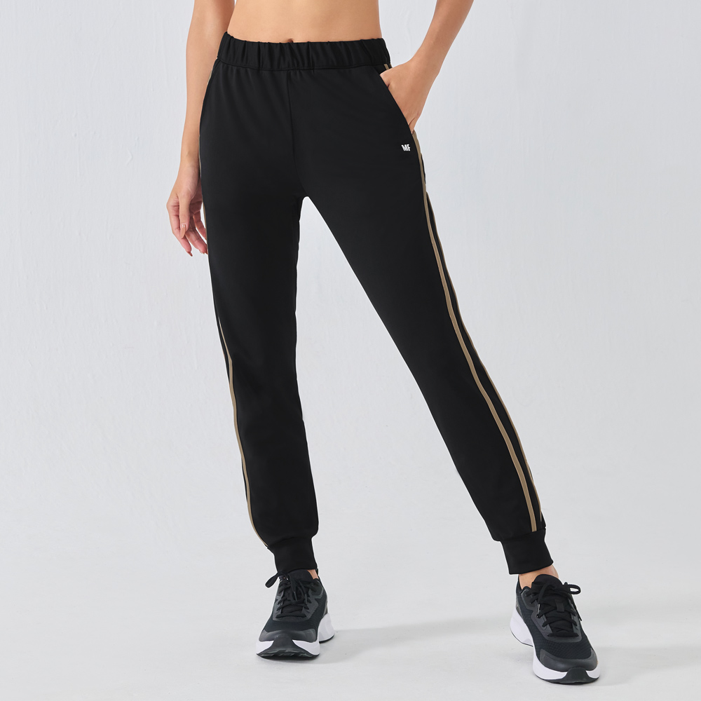 MOLLIFIX 跳色包邊束口長褲