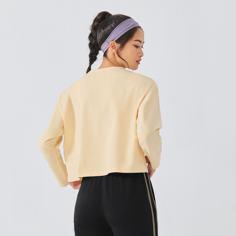 MOLLIFIX 經典LOGO短版長袖上衣