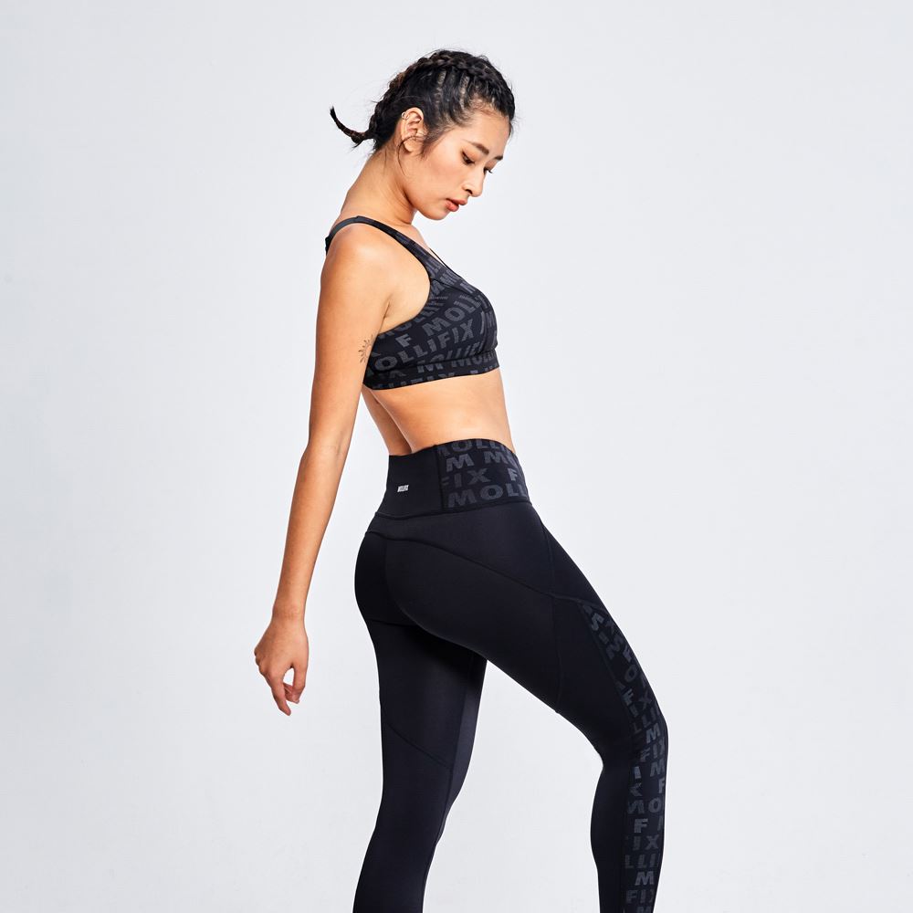 MOLLIFIX 3D防震滿版logo運動內衣