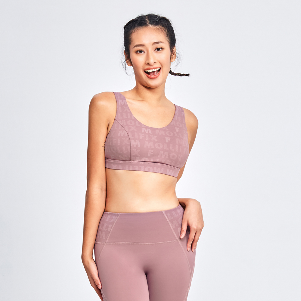 MOLLIFIX 3D防震滿版logo運動內衣