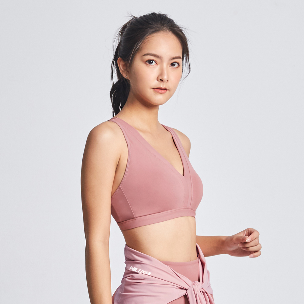 MOLLIFIX 深感V後交叉運動內衣