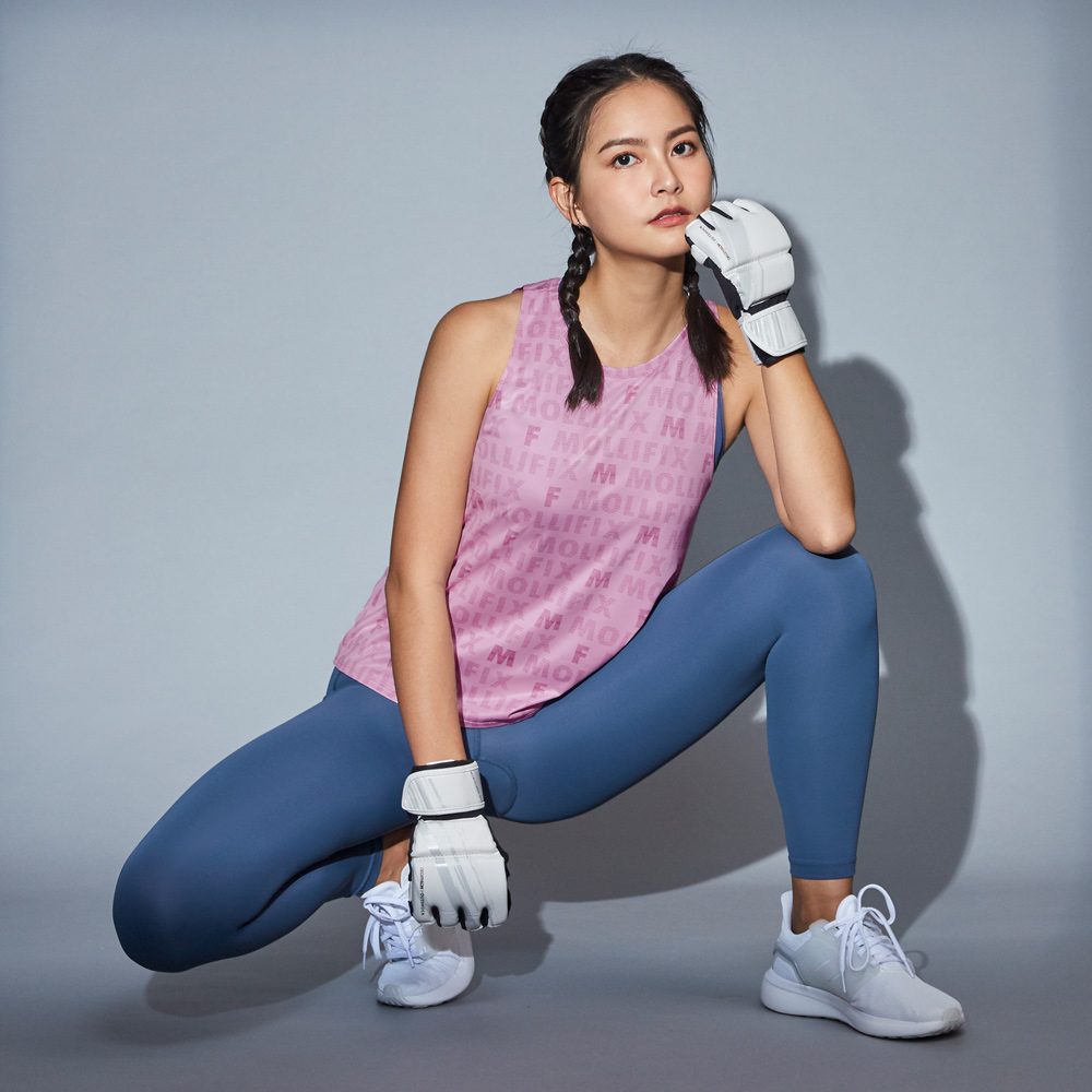 MOLLIFIX 後背拼網透氣訓練背心