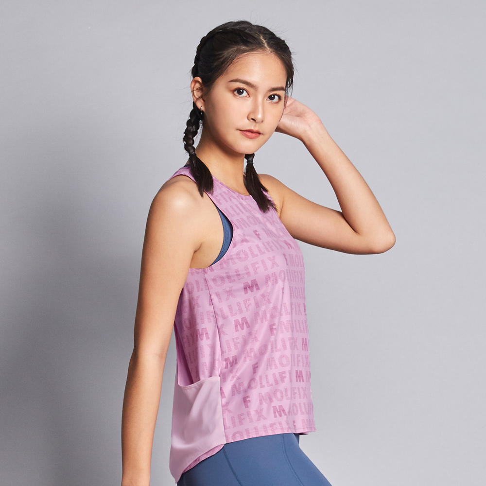 MOLLIFIX 後背拼網透氣訓練背心