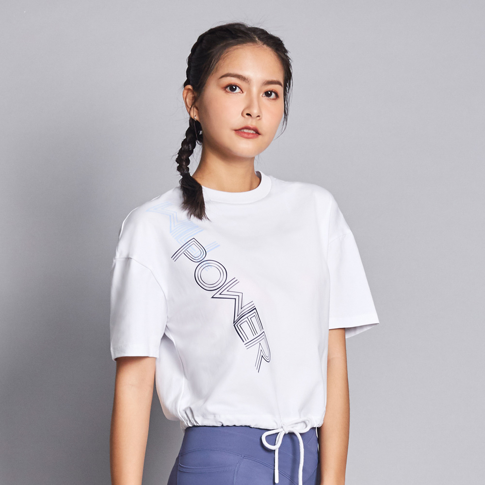 MOLLIFIX 下擺抽繩短袖T恤