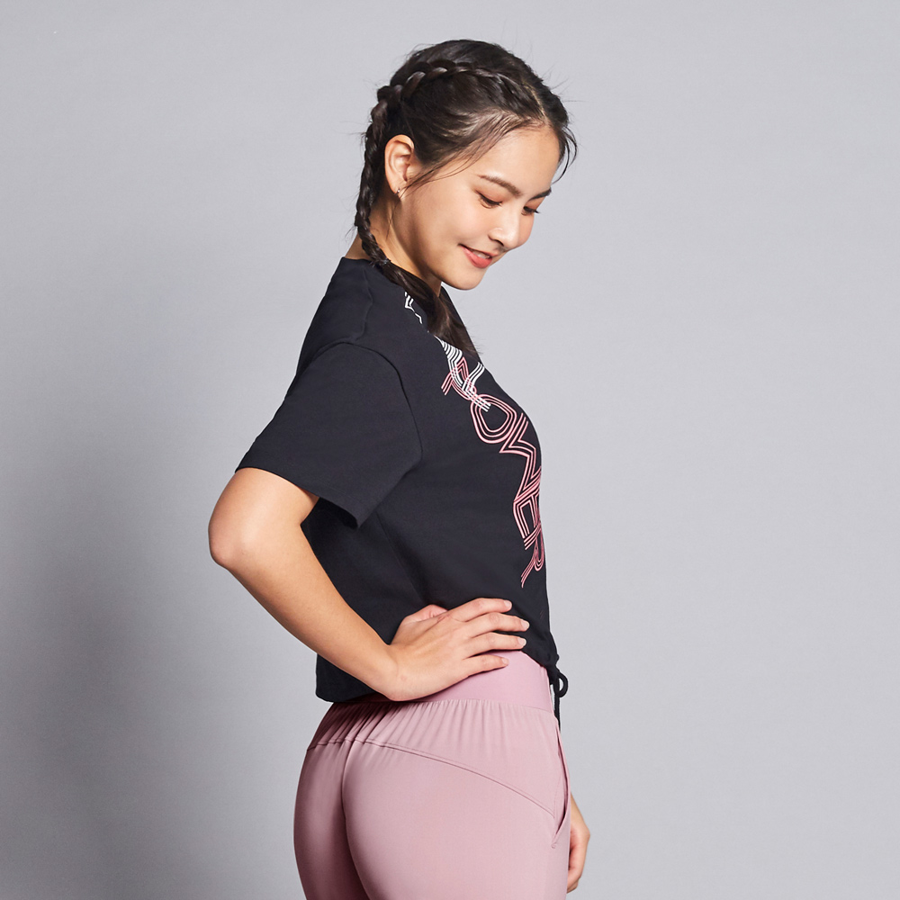 MOLLIFIX 下擺抽繩短袖T恤