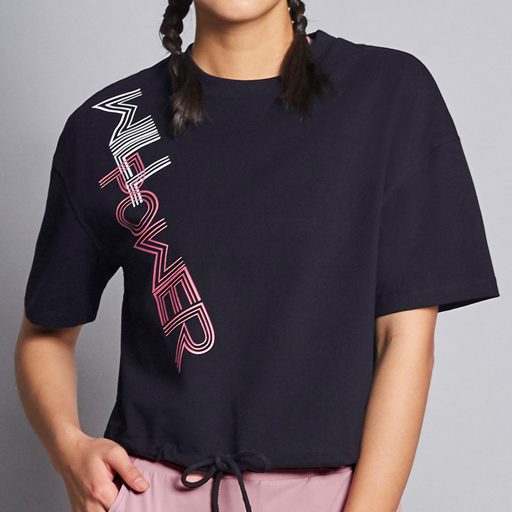 MOLLIFIX 下擺抽繩短袖T恤