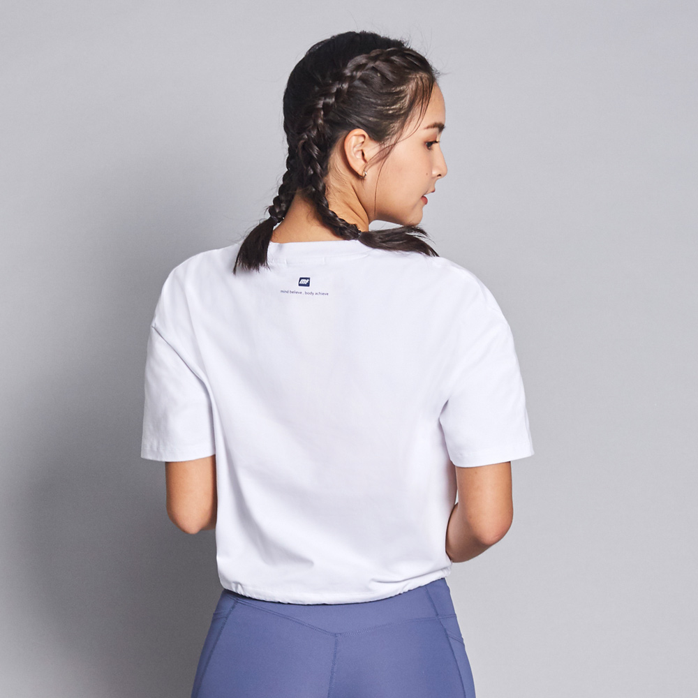 MOLLIFIX 下擺抽繩短袖T恤