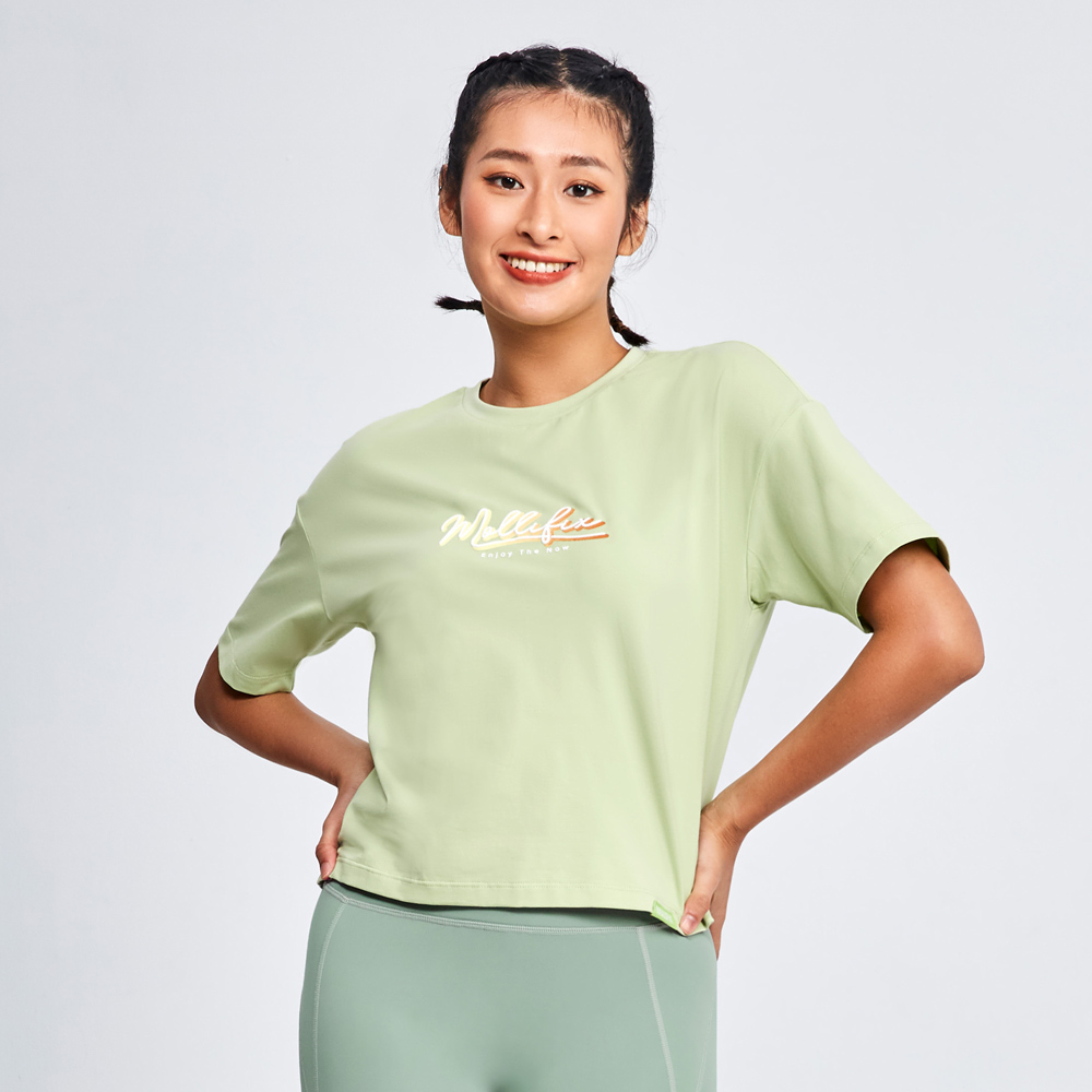 MOLLIFIX 活力LOGO圓領短袖T恤
